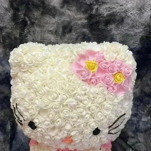 Hello Kitty Big Figure  Statue Flower Vintage Rare - Picture 7 of 16